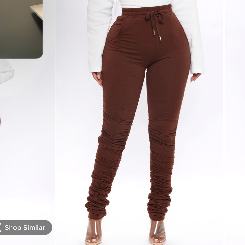 Fashion Nova ruched pants